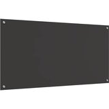  Kuhinjski zid Tamno siva 120 x 60 cm Staklo otporno na udarce | Shoptok.si