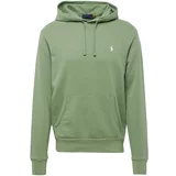 Polo Ralph Lauren Sweater majica sivkasto zelena / bijela
