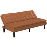 Støraa Raztegljiva sedežna garnitura iz umetnega usnja v konjak rjavi barvi 191 cm Maine – | Shoptok.si