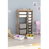 Hanah home višenamenske police montana xs 2D4N8U sonomo white grey | ePonuda.com