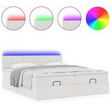  Okvir kreveta s madracima bijela 180x200 cm umjetna koža | shoptok.hr