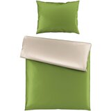 Esposa obojestranska posteljnina uni satin 140/200 cm saten zelena Cene