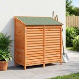  Vrtna Šupa s krovom Smeđa 106 x 56 x 113,5 cm Čvrsto drvo jele | shoptok.hr