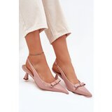 Boto Lacquered High Heels With Bow Nude Naylna | Shoptok.si