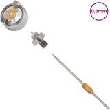  HVLP pištolj za prskanje mlaznice Mlaznica 0,8 mm Srebrna | shoptok.hr