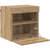 TV zidni ormar S LED lampica Umjetnički hrast 40 x 30 x 40 cm | shoptok.hr