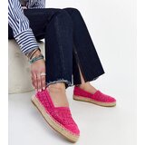 Gemre Dark pink lace platform espadrilles Samra | shoptok.hr