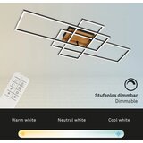 BRILO led prigušiva plafonska lampa frame LED/51W/230V crna/smeđa + daljinski upravljač | Eponuda.com