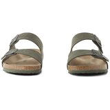 Birkenstock Nizki natikači 'Arizona' karamel / oliva / srebrna | Shoptok.si