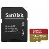San Disk extreme sdxc 64GB micro sd sa adapterom 170MB/s | ePonuda.com
