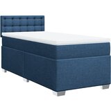 Maison Chic Box spring postelja - Vzmetna postelja z vzmetnico modra 80x200 cm blago SL10178, (21885910) Cene