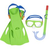  Ronilački set maska, disalica, peraje Bestway 25019 - zelena | Shoptok.si
