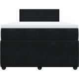 Krevet box spring s madracem crni 120 x 190 cm baršunasti | shoptok.hr