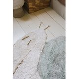 Lorena Canals Mentolno zelena/svetlo siva pralna/ročno tkana bombažna otroška preproga 100x120 cm Snail – | Shoptok.si