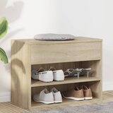  Klupa za cipele boja hrasta 60 x 30 x 45 cm konstruirano drvo | shoptok.hr