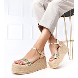  Multicolored Platform Espadrille Sandals Solora | shoptok.hr