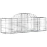  Lučne gabionske košare 12 kom 200x50x60/80 cm pocinčano željezo | shoptok.hr