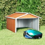 vidaXL Lopa za robotsko kosilnico 92x97x63 cm pocinkano jeklo rjava cene
