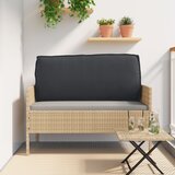 vidaXL vanjskog jastučića Crni Poliester 120 x 12 x 40 cm | shoptok.hr