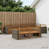  Set vanjskih sofa 7 kom. Prirodna | shoptok.hr