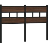  Zamjensko uzglavlje smeđa boja hrasta 120 cm čelik i konstruirano drvo | shoptok.hr