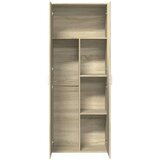  Visoka komoda hrasta sonome 70x35x180 cm od konstruiranog drva | shoptok.hr