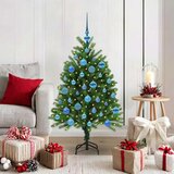  Božićno drvce s 150 LED svjetlima s stalakom Zelena 120 cm PE | shoptok.hr