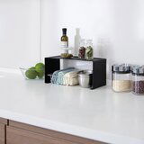 YAMAZAKI Crna metalna dodatna kuhinjska polica 30,5x14 cm Tower – | shoptok.hr