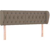 Maison Chic posteljno vzglavje - vzglavna omarica - nočna omarica z ušesi taupe 147x23x78/88 cm blago, (21712430) Cene