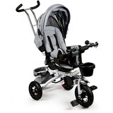 ECO TOYS Deluxe tricikl rotirajući 360° s tendom sive boje | shoptok.hr