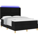 vidaXL Box spring krevet s madracem Crna 140 x 200 cm tkanina | shoptok.hr