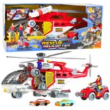  Multifunkcionalni helikopter za spašavanje sa autićima i quadom - crveni | shoptok.hr