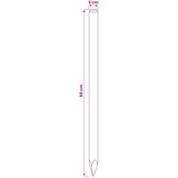  Ograde 15 kom. Zelena 60 cm Masivna borovina | shoptok.hr