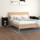  Noćni ormarići 2 kom crni 40 x 35 x 70 cm konstruirano drvo Slike