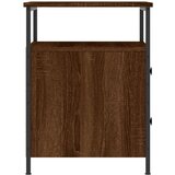 vidaXL Nočna omarica 2 kosa rjavi hrast 44x45x60 cm inženirski les | Shoptok.si