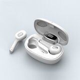 Venisymlis Brezžične ušesne slušalke Bluetooth 5.0 z mikrofonom, etui za polnjenje, stereo, (22102297) Cene