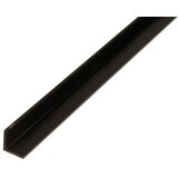 KANTOFLEX Kotni profil (Do x Š x V: 1.000 x 20 x 20 mm, Debelina: 1,5 mm, PVC, Črne barve) | Shoptok.si