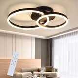 Nettlife LED stropna svetilka 46W zatemnljiva moderna oblikovalska svetilka za dnevno sobo z daljinskim upravljalnikom, (22110723) | Shoptok.si