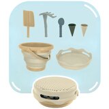 CompacToys Set 7v1 za peskovnik in plažo - beige cene