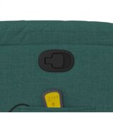  Masažni naslanjač temno zeleno blago | Shoptok.si