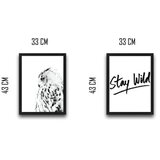 Wallity slika stay wild 2, 2 dela, 30 x 40cm | ePonuda.com
