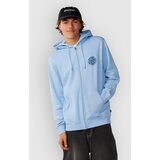 Rip Curl Wettie Passage Icon Thru Zip Hoodie blue bell | shoptok.hr