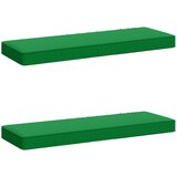  Jastučići za klupe - 2 dijela VUGHT 2 pcs 100% poliester Zelena | shoptok.hr