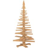  Drveno božićno drvce KOTKA 180 cm Masivna borovina - 180 cm Smeđa završna obrada | shoptok.hr