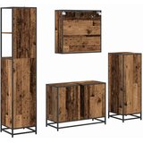  Set namještaja za kupaonicu 4 kom. Staro drvo Konstruirano drvo | shoptok.hr