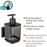 Wenko 71444800 - Dozator tečnog sapuna VACUUM-LOC QUADRO ED 7,5x16 cm crni | Eponuda.com