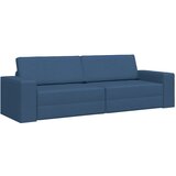 vidaXL Kauč na krevet 2-u-1 plavi 245x150x60.5 cm tkanina Cijene