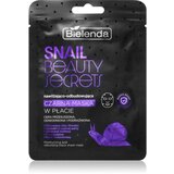 Bielenda Snail Beauty Secrets vlažilna tekstilna maska za suho in razdraženo kožo 1 kos | Shoptok.si