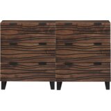  Komplet stranske omare s predalom 2 pcs Oreh 60 x 33,5 x 75 cm, (5000217924) | Shoptok.si