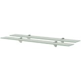  Zidne police 2 kom staklene 80 x 20 cm 8 mm Cijene